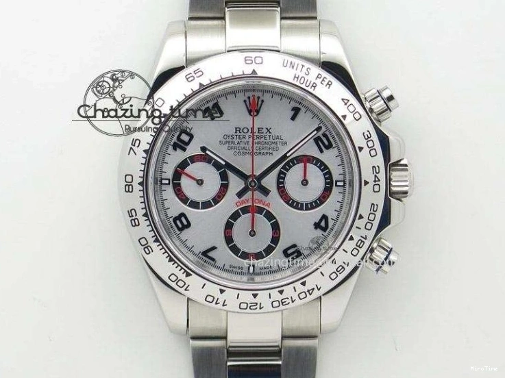 MiroTime 0322 Breathable Daytona 116500 JDF 1:1 Best Edition 904L Steel Black Dial on SS Bracelet A 1337